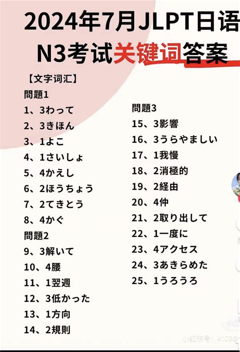 jlpt n3 2024|JLPT Japanese.